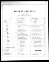 Table of Contents 1, Miami County 1875